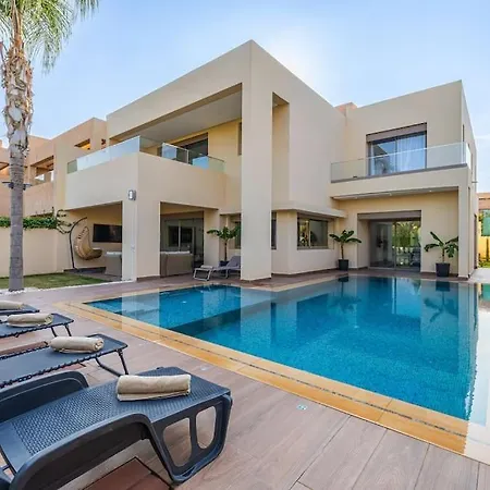 Villa De Luxe Avec Piscine Chauffee Et Vue Sur Le Golf - Marrakech Prestigia Marrakesh Exterior photo